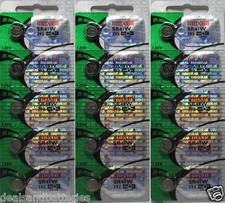 15 Maxell 392 SR41W Silver Oxide Batteries Hologram