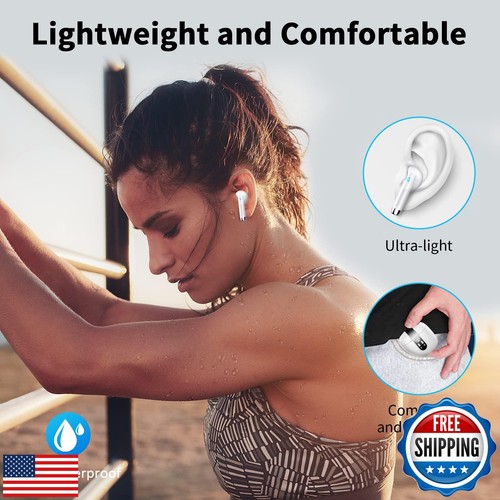 QXQ Wireless Earbuds, Bluetooth Headphones 5.4 Stereo Bass Ear Buds with ENC - 第 5/5 張圖片
