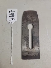VINTAGE AUBURN TOOL CO 2-1/8" WOOD PLANE BLADE IRON CUTTER H667