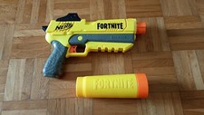 NERF FORTNITE LEGENDARY CON SILENZIATORE + 5 PROIETTILI