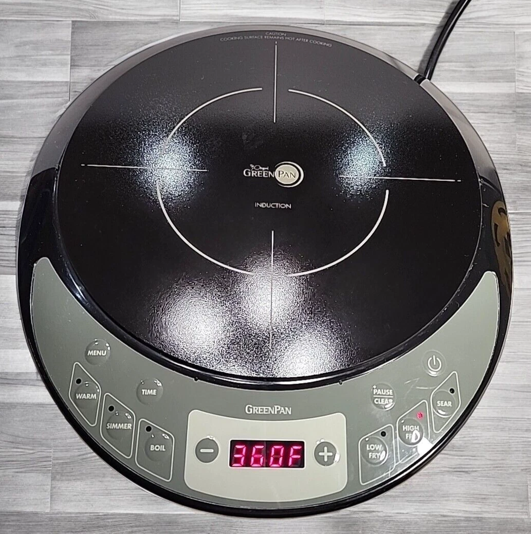 The Original GreenPan Induction Cooktop | Black | Model EA000002-002 Tested