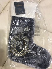 Pottery Barn Teen Harry Potter Hufflepuff Christmas Stocking NWT No Mono Gray