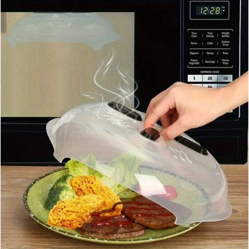 Magnetic Microwave Plate Cover For Food Splatter Guard With Vent 11.8 inch - Image 2 of 4
