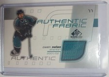 2001-02 2001 Upper Deck SP Authentic Jersey S.J Sharks+ #AF-ON
