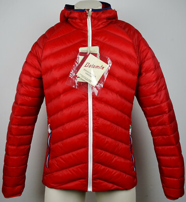 DOLOMITE Tofana 2 Leichte Daunenjacke Herren Down Jacket Kapuze Gr.S NEU ETIKETT