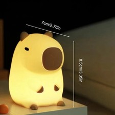 CUTE CAPYBARA SILICONE NIGHT LIGHT NURSERY LAMP SMALLER VERSION