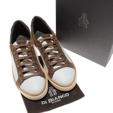 Di Bianco NWD Binetto Suede / Leather Sneakers Size 11 US in White & Brown