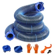 RV Sewer Hose, Sewer Hose for RV Camper, Heavy-Duty Camper Sewer Hose 10 FT