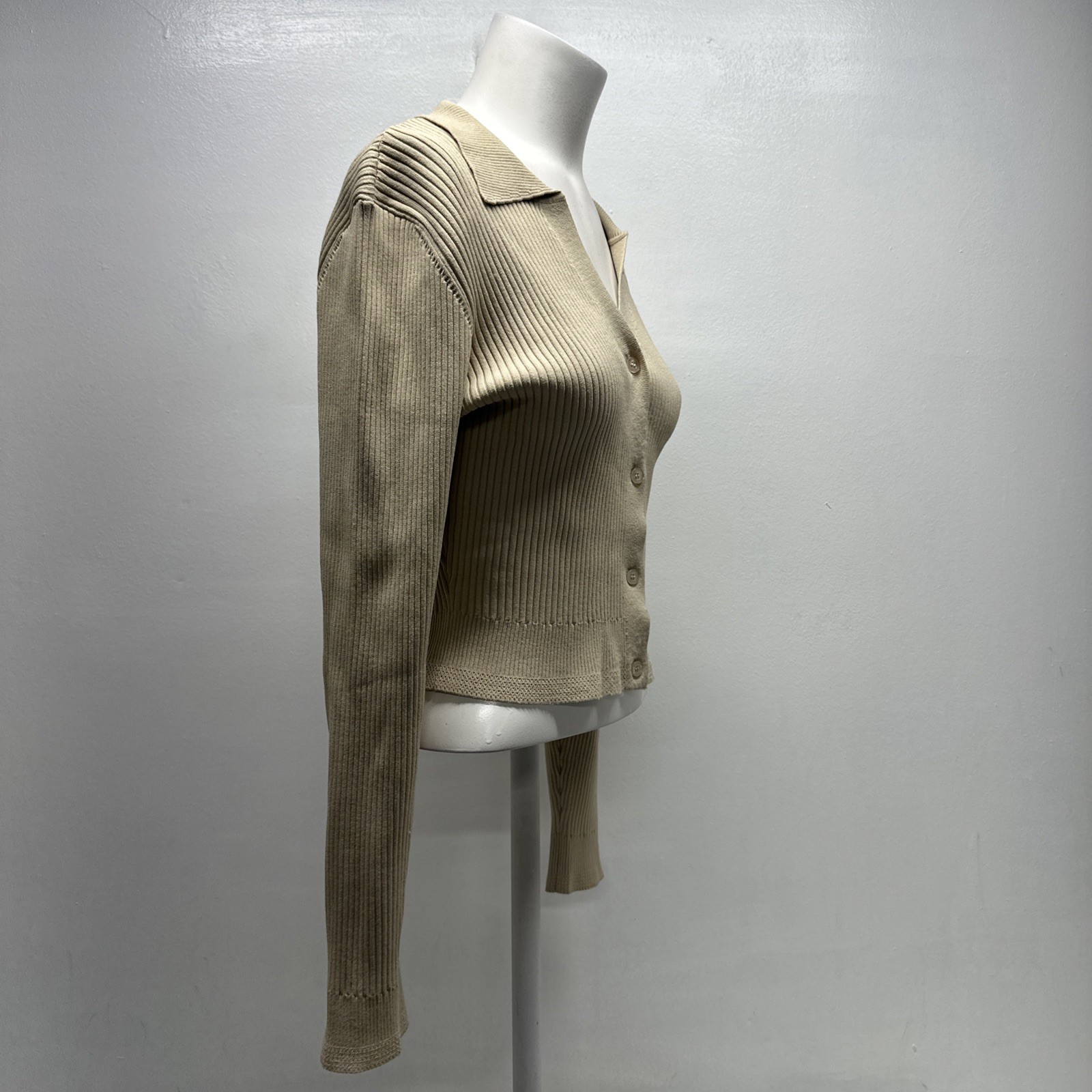 Sergio Tacchini Blouse Button Down Collared Rib K… - image 3