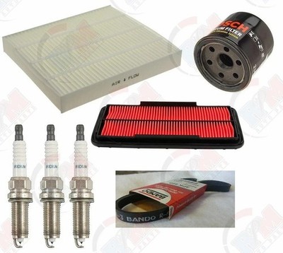 2000-2006 for Honda Insight Tune Up Kit Air-Cabin Filters-Plugs-Belts with AC