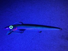 RAPALA F13 Custom Painted Foiled  jerkbait lure ***UV Enhanced***