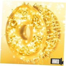 164 FT 500 LED Christmas Lights Outdoor, Waterproof Christmas Fairy Warm White