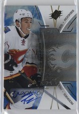 2016-17 SPx Rookies Blue Auto 3/65 Matthew Tkachuk #R-MT Auto 4c6