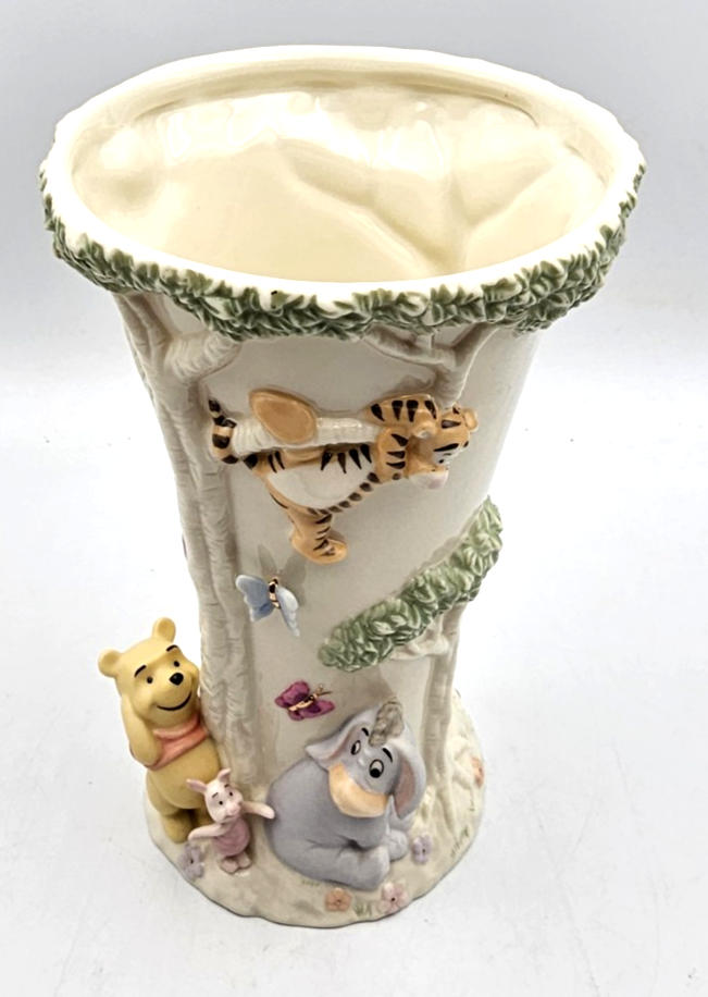 VTG Lenox Winnie The Pooh Vase Disney 