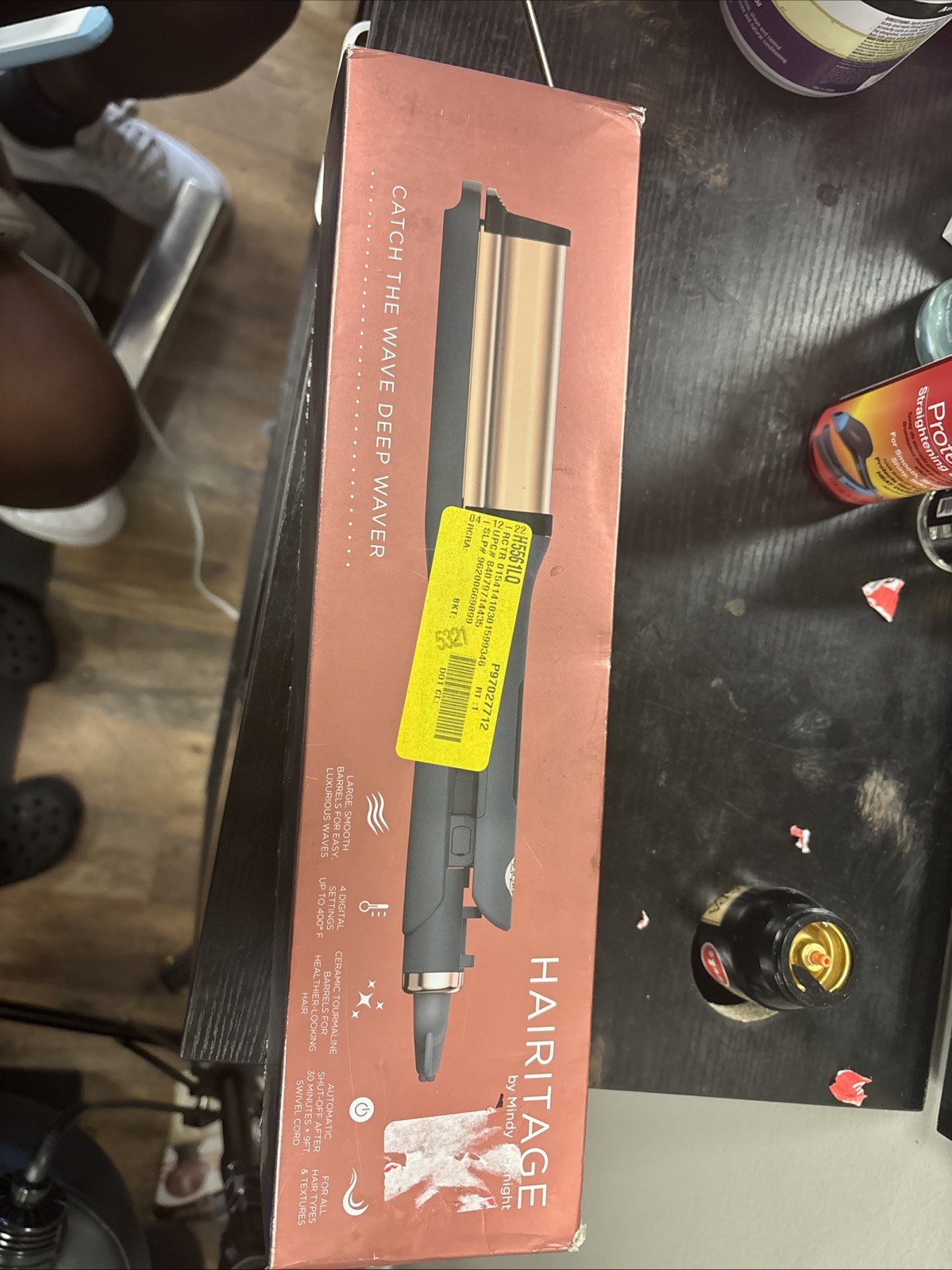 Hairitage by Mindy McKnight Catch the Wave Deep Waver Wavy Curling Iron