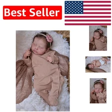 Realistic 20-Inch Silicone Reborn Baby Girl Doll with Feeding Kit – Perfect Gift