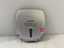 Sony D-E456CK Discman ESP2 Silver Personal CD Player Only - Not working - As Is