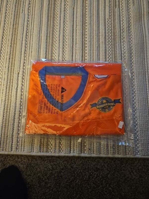Adam Sandler The Waterboy Movie Football Jersey Bobby Boucher #9 Orange Medium M