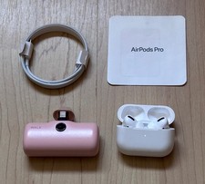 Apple AirPods Pro (1. Generation) ​​​​​​​mit MagSafe Ladecase (2021) und Zubehör