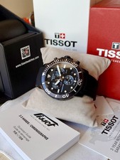 Tissot Seastar 1000 T-Sport Steel Men's Chronograph Total Black Dial Diver 300m 3