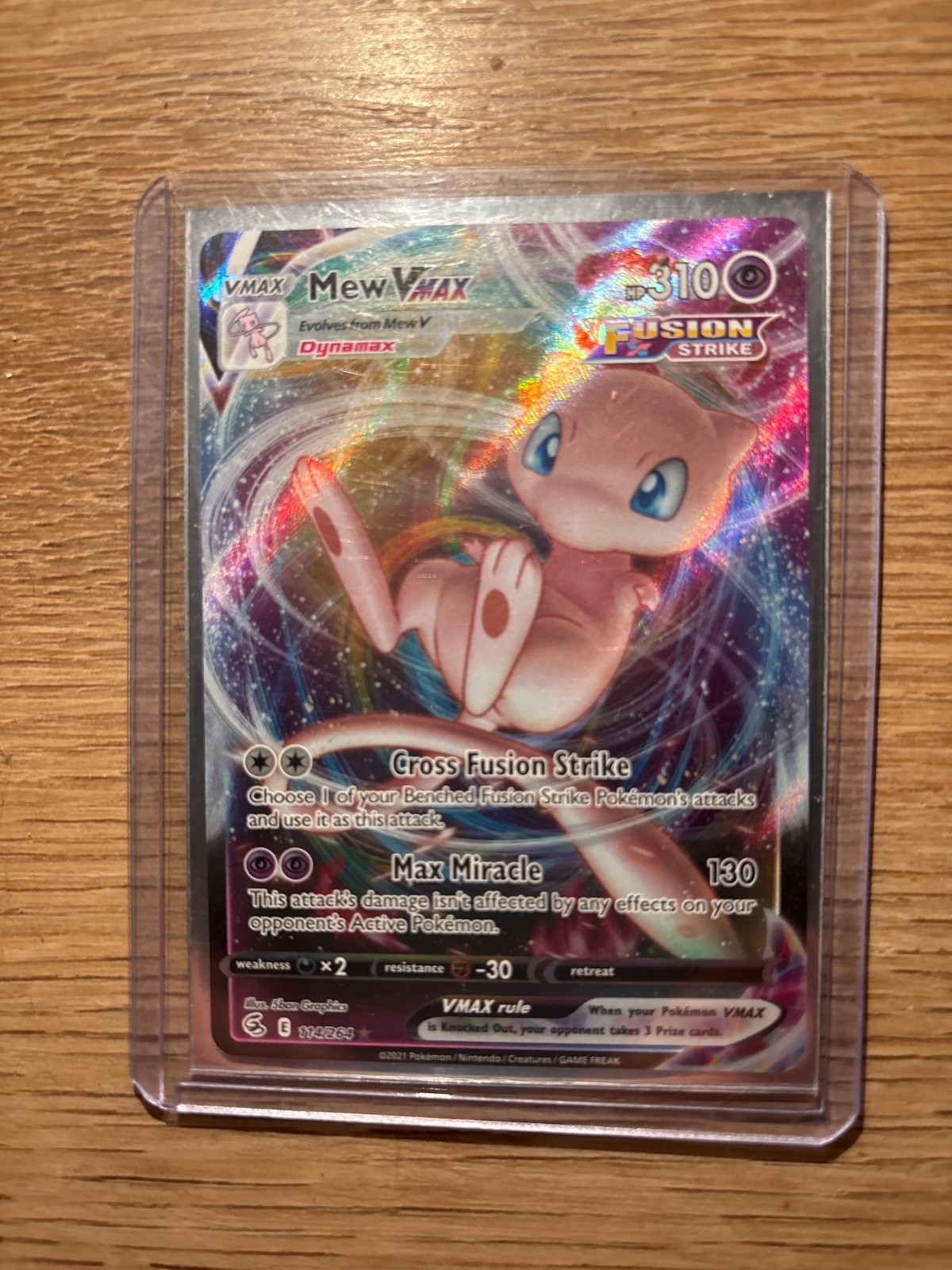 Mew VMAX 114/264 Prize Pack Series Cards Holo
