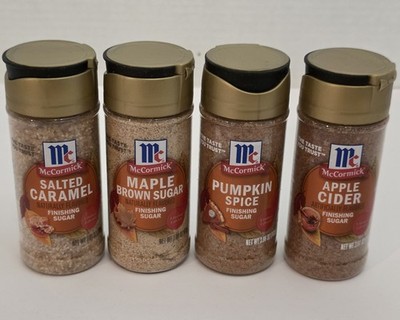 McCormick Limited Edition 4pk Fall Finishing Sugars Autumn Cookies Cocoa Cakes