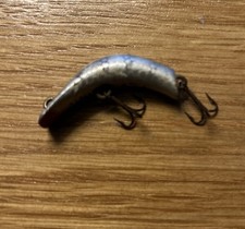 VINTAGE KAUTZKY LAZY IKE - Fly Ike Silver Scale ?Silver - SC? (wood) Lure