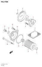 Suzuki Genuine ATV Bolt LT-F250 Engine Oil Pump 01547-0620A-000