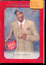 2007-08 Chronology Rookie Redemptions Silver #270 Alexis Ajinca Card RC /99