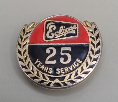 Vintage Eclipse Tools - 25 Jahre Dienst Knopfloch Abzeichen