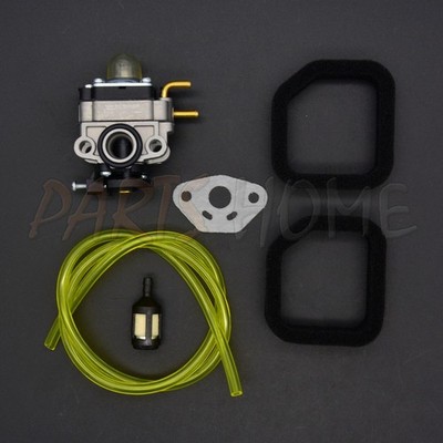 Carburetor With Fuel Line Filter For Black Max BM25PHVNM 25cc 2Cycle Gas Trimmer
