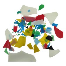 Vetro fusibile colorato misto per fusione in forno a microonde per collane