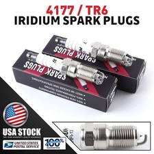 2Pcs High Power Iridium Spark Plugs For NGK 4177 TR6 For 1999-2003 Ford F-150