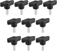Clamping Handle Screw Knobs Handle M6 X 20Mm Threaded T-Shape 10Pcs