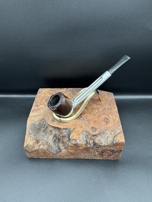 Falcon Standard Pfeife - ANC Stem - Smooth Etched Dublin Bowl - Estate Pipe