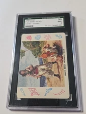 1958 Leaf Cardo Pirates Mary Read Woman Pirate #P-24 SGC 8