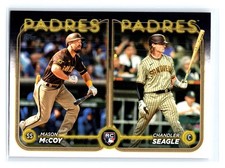 2024 Topps Update Rookie Combos #US227 Chandler Seagle RC/ Mason McCoy RC