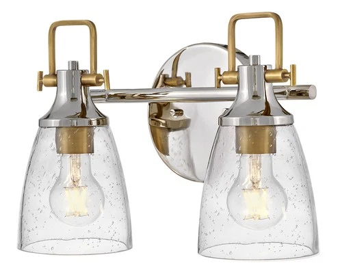 Hinkley Lighting 51272 Easton 2 Light 15"W Vanity Light - Black - Picture 6 of 12