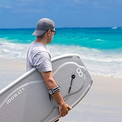 Stylish Coiled Bodyboarding Leash with Plug - Comfort and Security Guaranteed - Picture 8 of 9