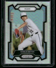 2024 Panini Prizm #187 Noble Meyer Silver Prizms