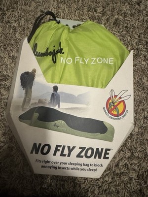 Slumber Jack No Fly Zone bivy Polyester And No See-Um Mesh Body. Green & Black