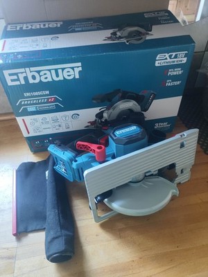 Erbauer ERI1085CSW ECS18-Li 18V Brushless Akku Kreissäge Beschreibung lesen