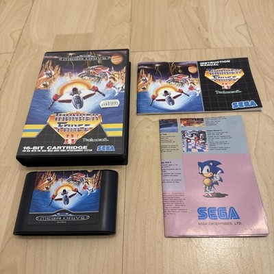 THUNDER FORCE IV 4 SEGA MEGA DRIVE SMD in OVP CiB inkl. POSTER FLYER TOP ZUSTAND