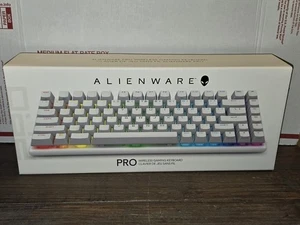 New, Sealed! Alienware Pro Wireless Gaming Keyboard Bluetooth Lunar Light  X3V4D