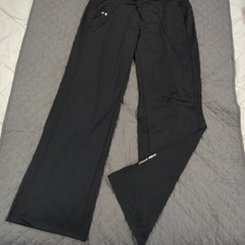 Under Armour Yoga Pants Womens Size Large Black Pull On All Season Gear