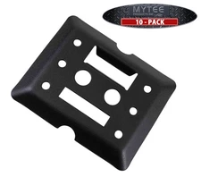 (10 Pack) E-Track Trailer Plates, Bolting Tie-Down Mini Etrack Rails, Trucks