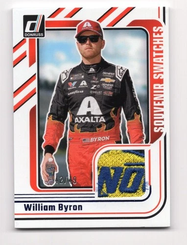 2026 Donruss Nascar Souvenir Swatches Blue Patch - William Byron 42/49