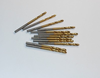Screw Machine Length Drills 0.1709'' HSSE TiN 120° 24mm x 68mm (12 Pcs)