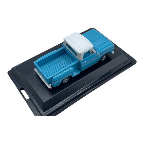 1965 Chevrolet C10 Stepside Pick up Truck Diecast car 1:87 Scale Blue Chevy - Picture 5 of 23