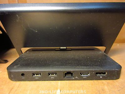 DELL 1V3M8 Pro Tablet K10A Docking Station USB 3.0 HDMI Display Port - EXCL PSU